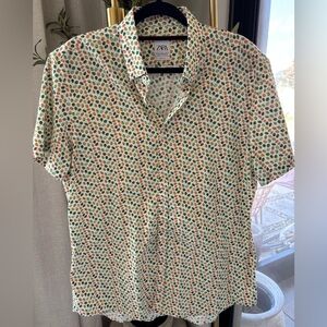 Zara Men’s Multicolor Patterned Shirt